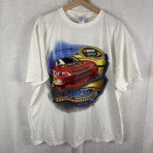 2009 Chase For The Sprint Cup NASCAR Schedule T-shirt White Size XL